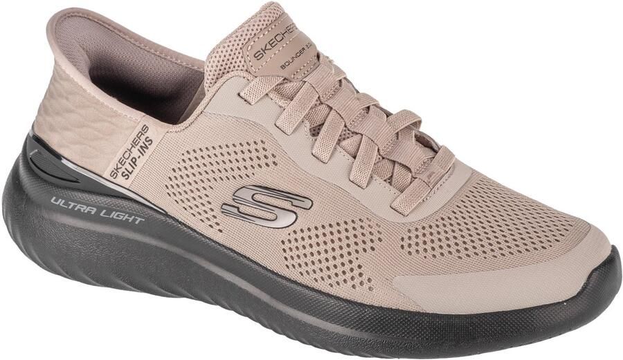Skechers Slip-Ins: Bounder 2.0 Emerged Mannen Beige Sneakers
