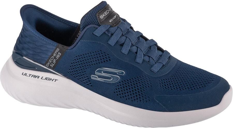 Skechers Slip-Ins: Bounder 2.0 Emerged Mannen Marineblauw Sneakers - Foto 2