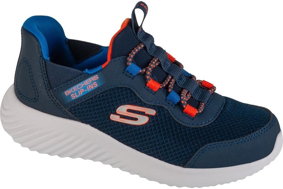 Skechers Slip-Ins: Bounder Brisk-Burst voor meisje Marineblauw Sneakers