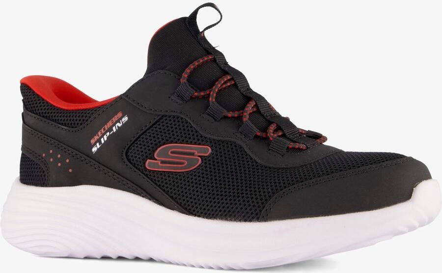 Skechers Slip-ins: Bounder Pro jongens sneakers zwart Extra comfort Memory Foam