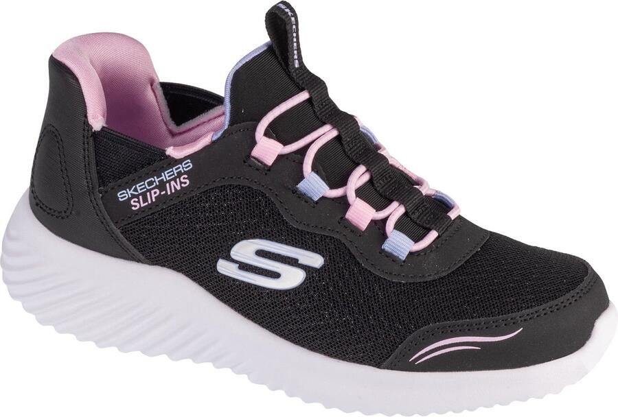 Skechers Slip-Ins: Bounder Simple Cut 303585L-BLK voor Zwart Sneakers Sportschoenen