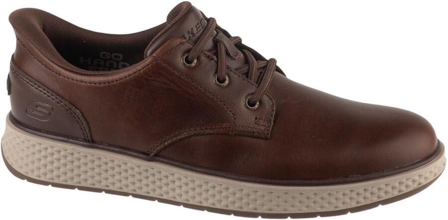 SKECHERS Sportieve veterschoen ' Slip-Ins: Burkett Lonzo' bruin