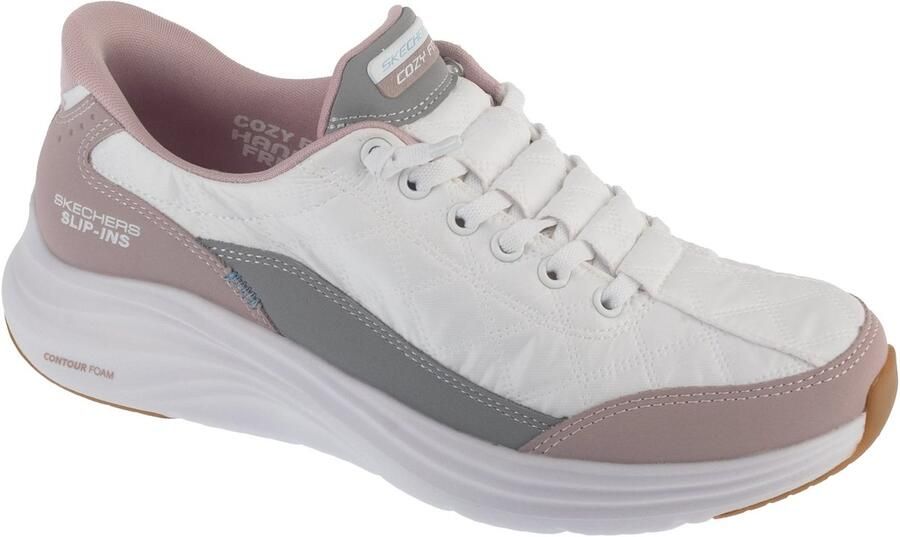 Skechers Slip-ins: Contour Foam Cozy Fit Vrouwen Wit Sneakers