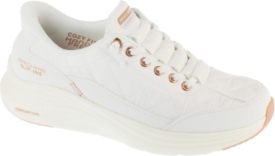 Skechers Slip-ins: Contour Foam Golden Hour Vrouwen Wit Sneakers