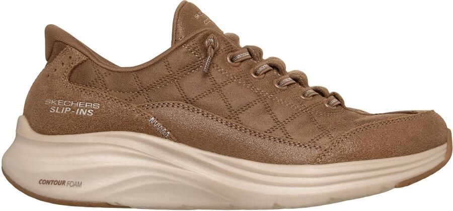 Skechers CONTOUR FOAM-Naturel EASE Dames Instappers Naturel Chestnut