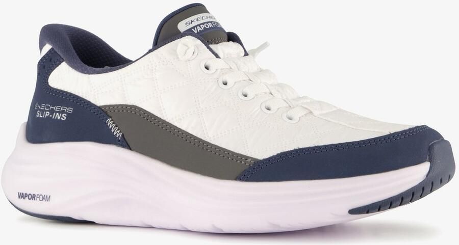 Skechers Slip-ins: Counter Foam dames sneakers blauw wit Extra comfort Memory Foam