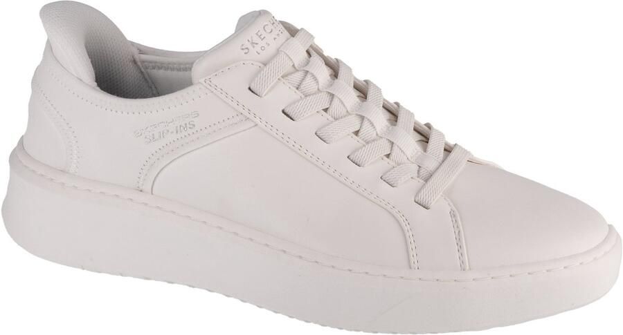 Skechers Slip-Ins: Court Break Suit Sneaker Mannen Wit Sneakers
