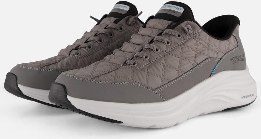 Skechers CONTOUR FOAM COZY FIT Heren Instappers Charcoal Zwart
