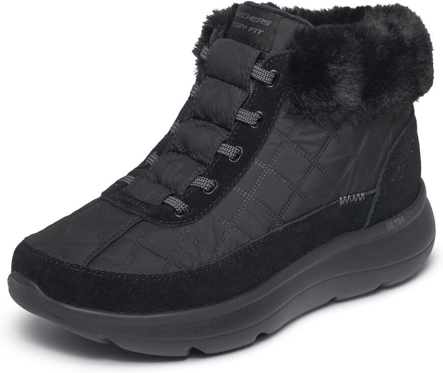 Skechers Slip-Ins Cozy Fit Veterboots zwart Dames