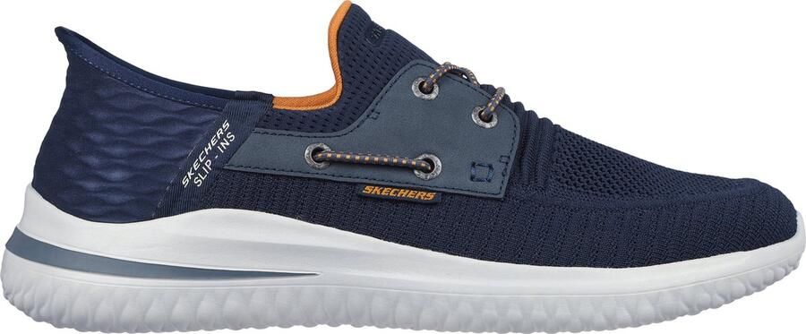 Skechers Slip-Ins Delson 3.0 Roth Instappers Heren Blauw