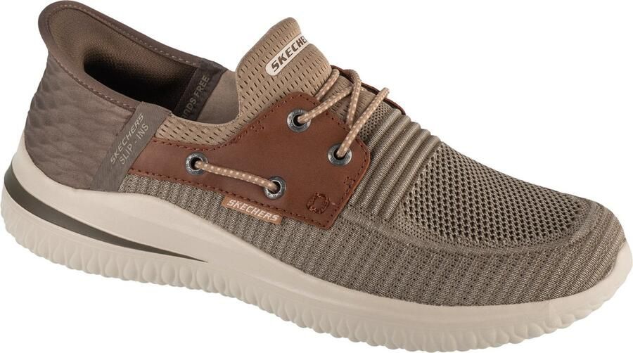 Skechers Slip-ins Delson 3.0 Roth Heren Instappers Taupe