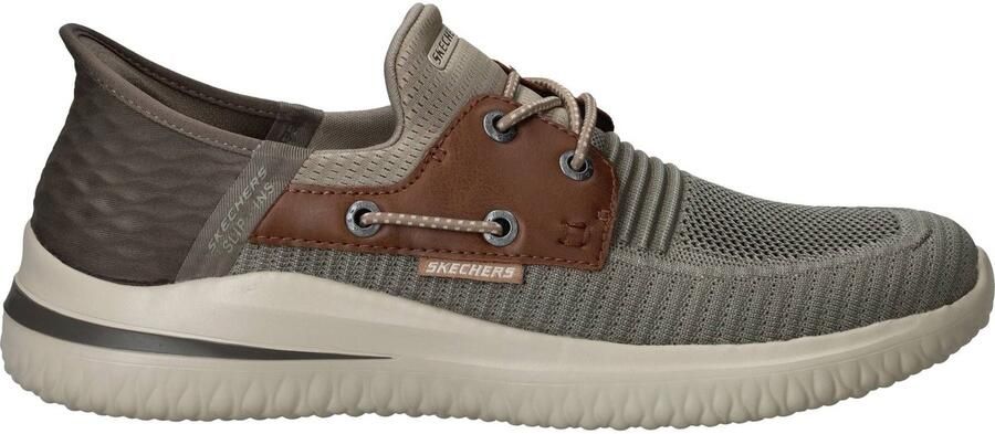 Skechers Slip-ins Delson 3.0 Roth Heren Instappers Taupe - Foto 3