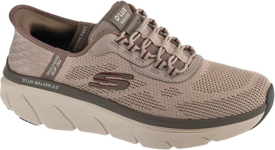 Skechers Slip-ins: D'Lux Walker 2.0 Rezinate Mannen Beige Sneakers