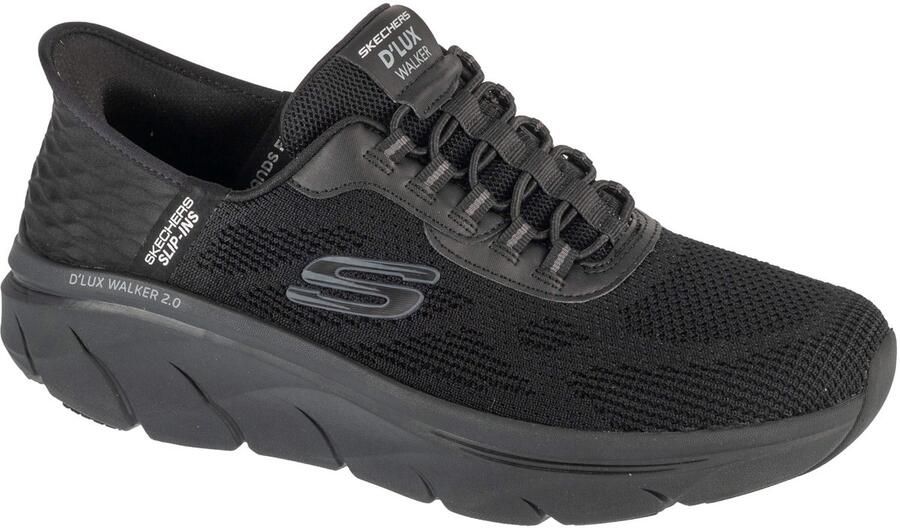 Skechers Slip-ins: D'Lux Walker 2.0 Rezinate Mannen Zwart Sneakers