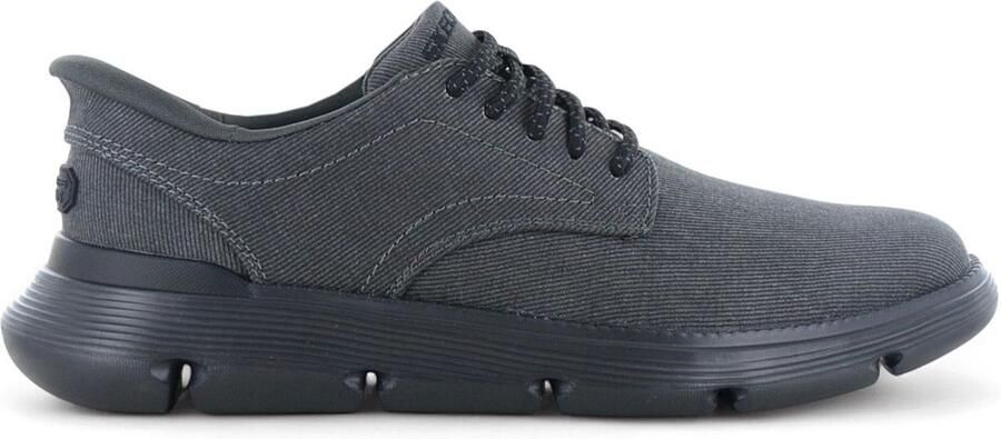 Skechers Slip-ins Garza Heren Sneaker Slip-On Schoenen Zwart 205352-BLK