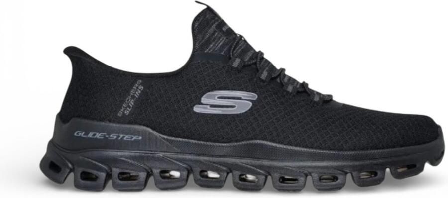Skechers Slip-ins Glide Step Noxus zwarte pantoffels - Foto 2