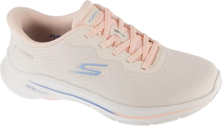 Skechers Slip-Ins: GO Walk 8 Nadia Vrouwen Beige Sneakers