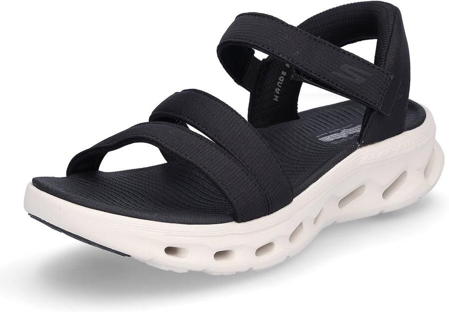 Skechers Slip-Ins: Go Walk Glide Sandalen Dames Zwart