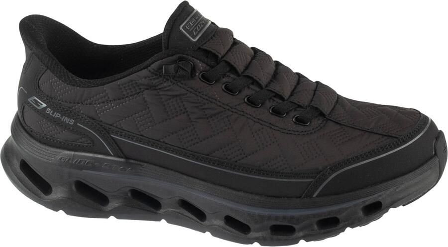 Skechers Slip-ins Go Walk Glide-Step 2.0 Cozy Walker Mannen Zwart Sneakers