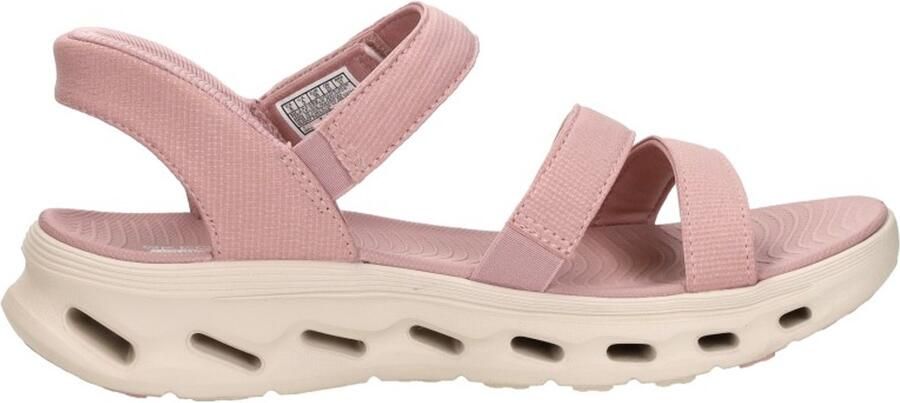 Skechers Slip-Ins: Go Walk Glide-Step Sandalen Plat Roze
