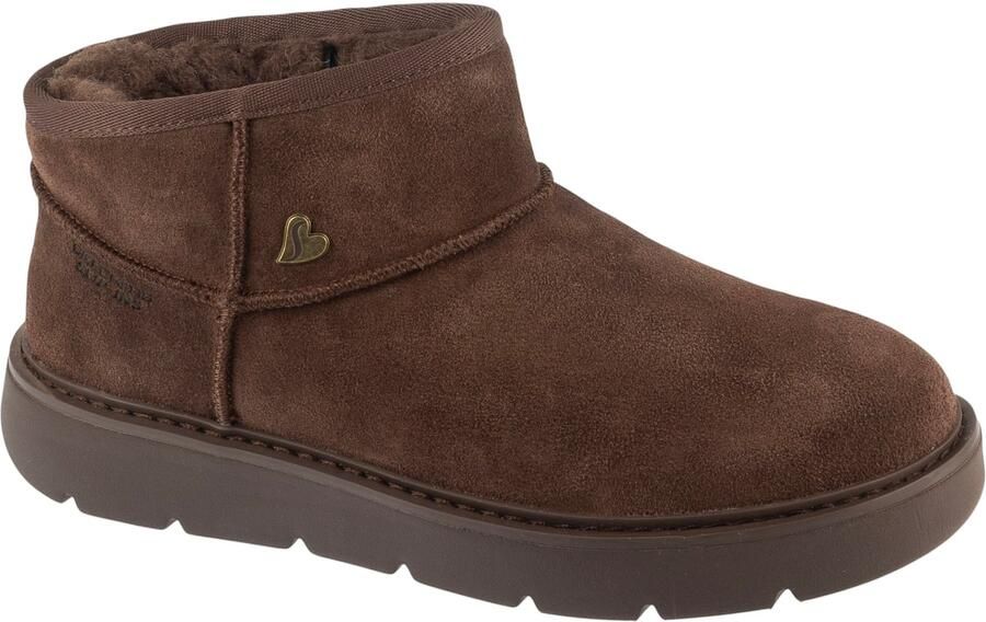 Skechers Slip-ins: Keepsakes Cozy Mini Vrouwen Bruin Laarzen