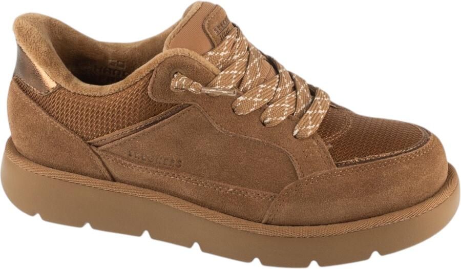 Skechers art. 190196 CSNT Keepsakes Cozy Street Hiker EZ cognac suede slipin dames - Foto 3