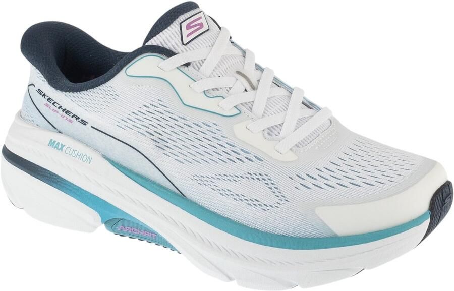 Skechers Slip-Ins: Max Cushioning Arch Fit 2.0 Azusah Vrouwen Wit Sportschoenen