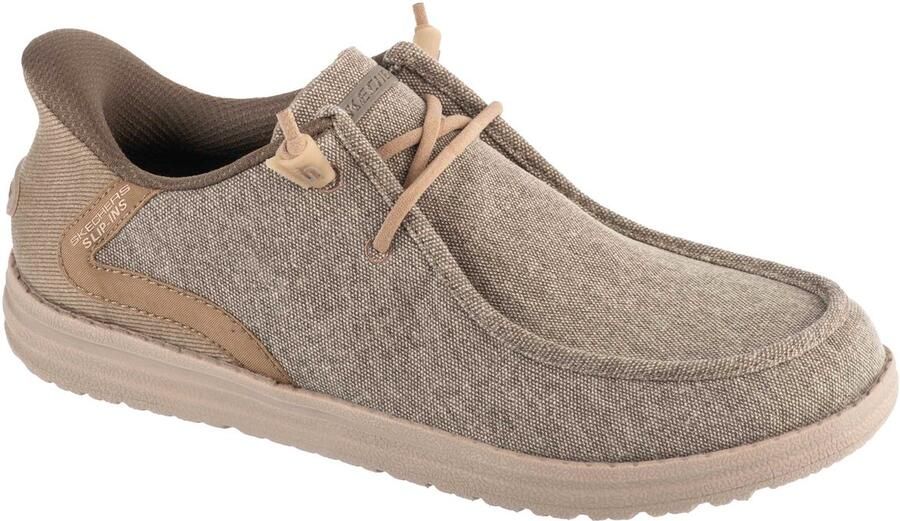 Skechers Slip-Ins: Melson Coronado Mannen 210959 KHK kahki Sneakers