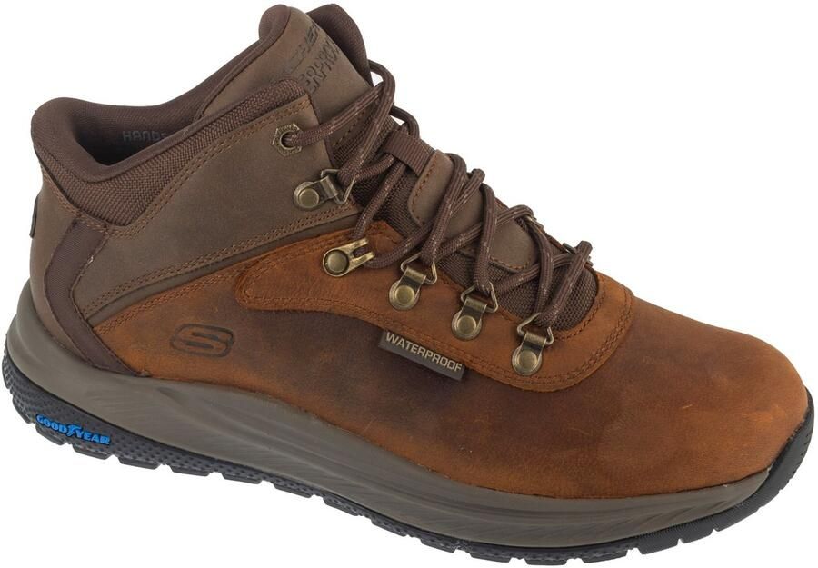 Skechers Slip-Ins: Meroe Pikeman Mannen Bruin Trekkingschoenen