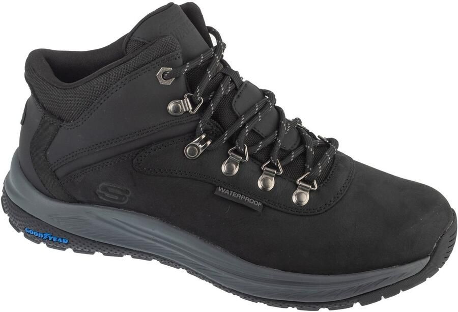 Skechers Slip-Ins: Meroe Pikeman Mannen Zwart Laarzen