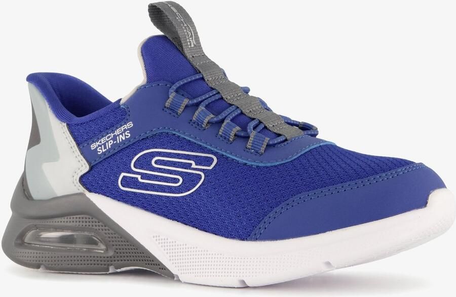 Skechers Slip-Ins Microspec Max sneakers blauw grijs Extra comfort Memory Foam