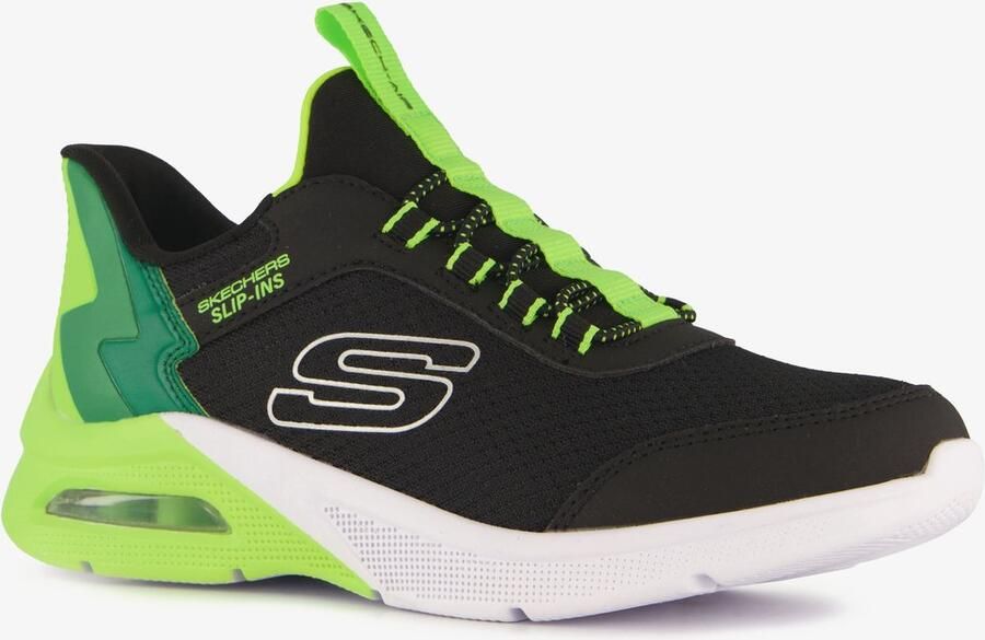 Skechers Slip-Ins Microspec Max sneakers zwart groen Extra comfort Memory Foam - Foto 2
