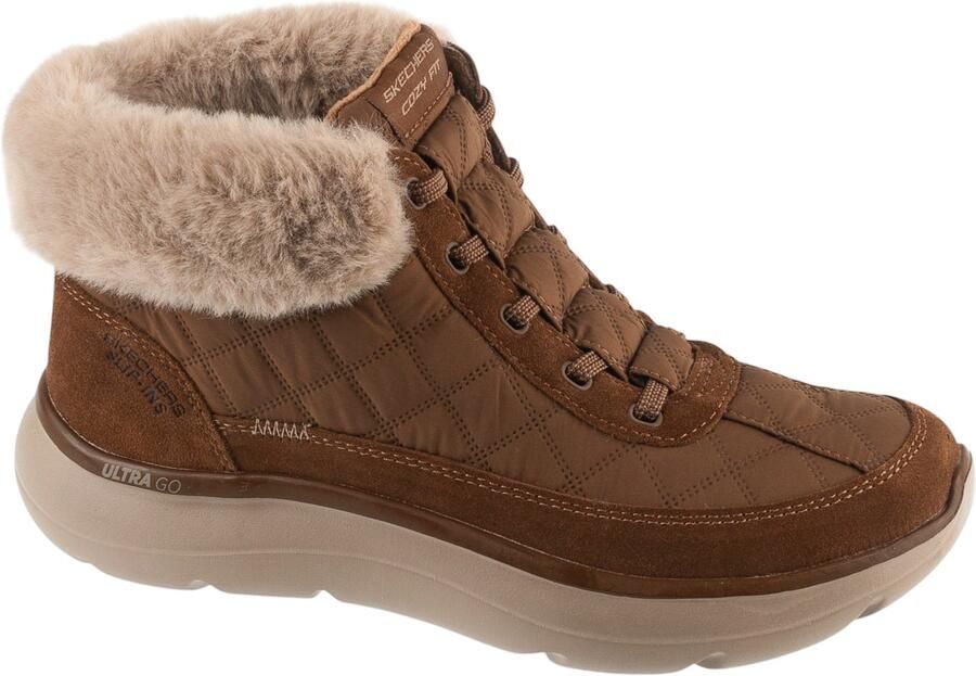 Skechers Slip-ins: On-The-Go Encore Cozy Fit Maisie Vrouwen Bruin Laarzen