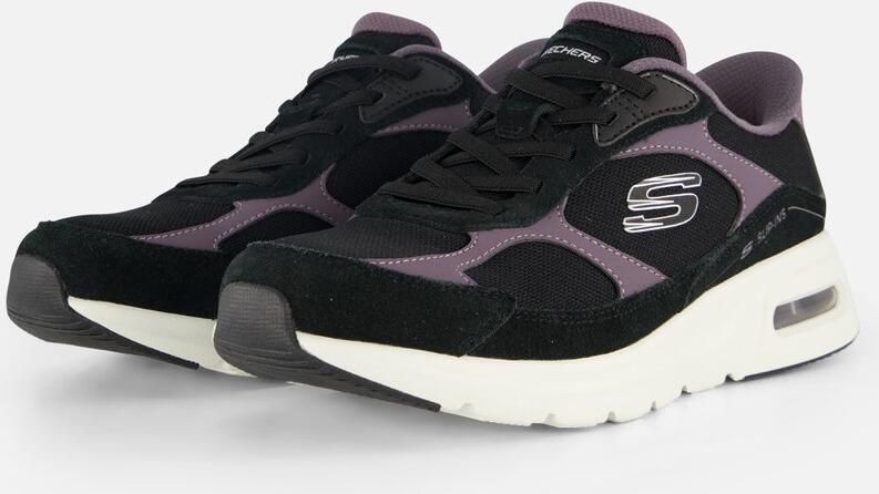 Skechers Slip-ins Skech-air Court Instappers zwart Dames