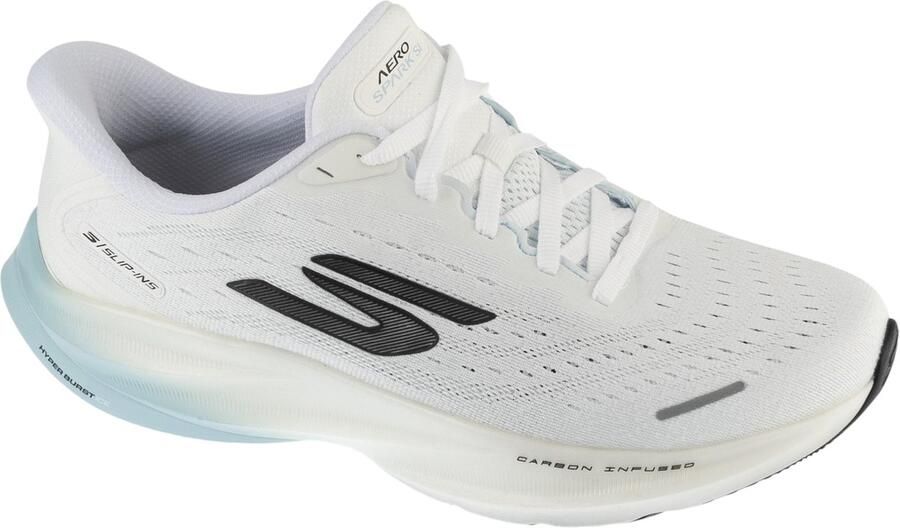 Skechers Slip-Ins: SKX Aero Spark Mannen Wit Hardloopschoenen
