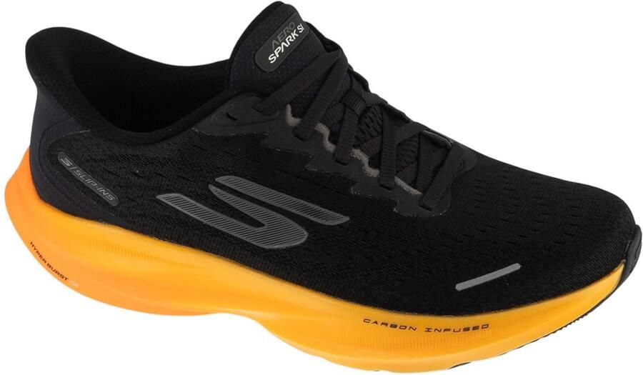 Skechers Slip-Ins: SKX Aero Spark Mannen Zwart Hardloopschoenen