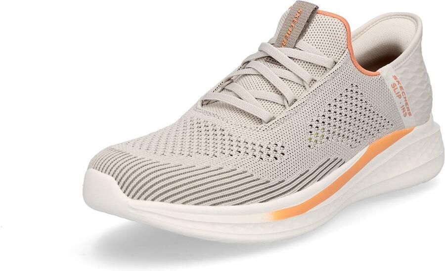 Skechers Slip-on sneakers SLADE-QUINTO slipper vrijetijdsschoen met subtiele contrastafwerking
