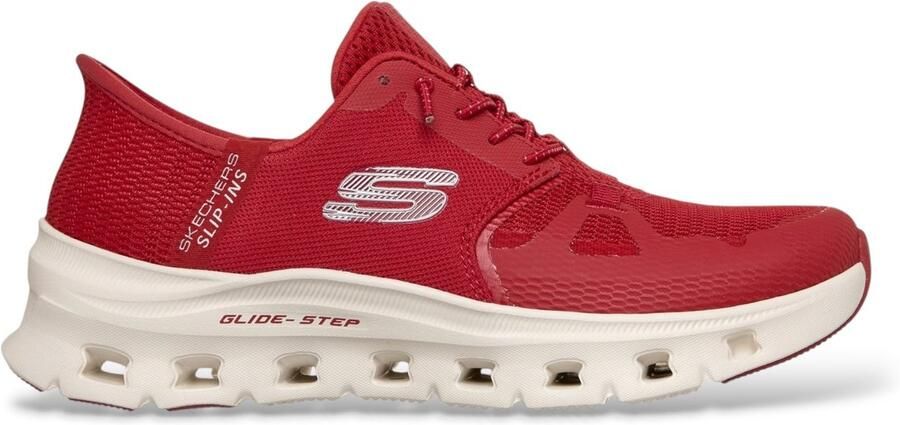 Skechers Hands Free Slip-Ins Glide dames sneaker Rood