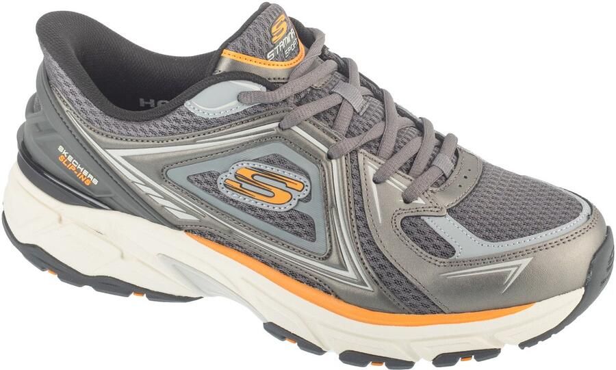 Skechers Slip-on sneakers STAMINA SPORT Trainingsschoen retro sneaker met slip-ins