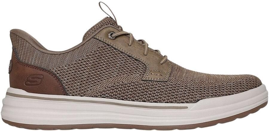 Skechers Slip-Ins: Relaxed Fit Veterschoenen Laag Taupe - Foto 3