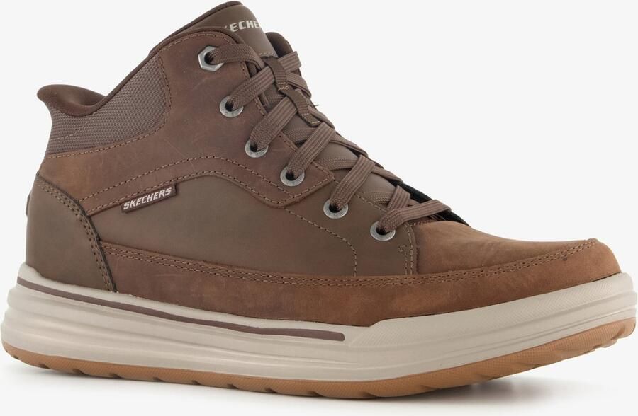 Skechers Slip-ins: Sterling Rogan heren veterboots bruin Extra comfort Memory Foam