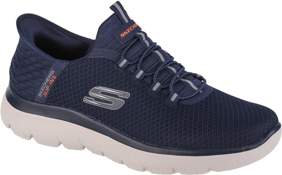 Skechers Slip-on sneakers SUMMITS-HIGH RANGE vrijetijdsschoen met slip-in hiel voor een gemakkelijke instap