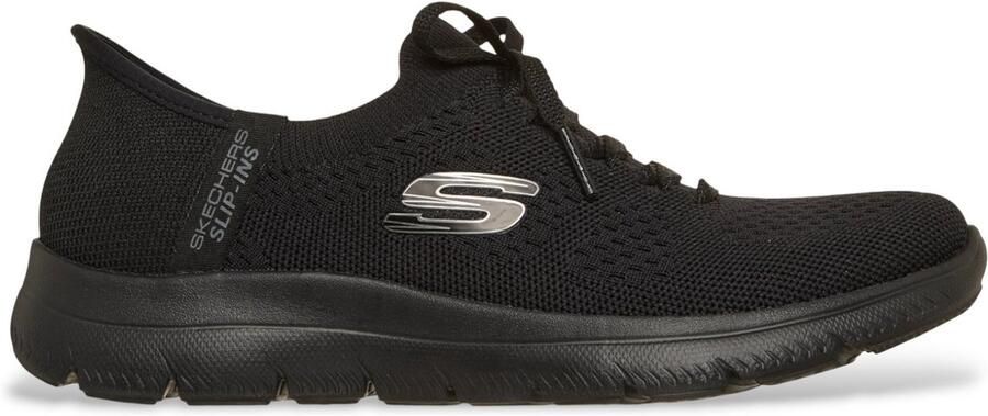 Skechers Slip-on sneakers SUMMITS-NEW DAILY slippers vrijetijdsschoen in vegan uitvoering