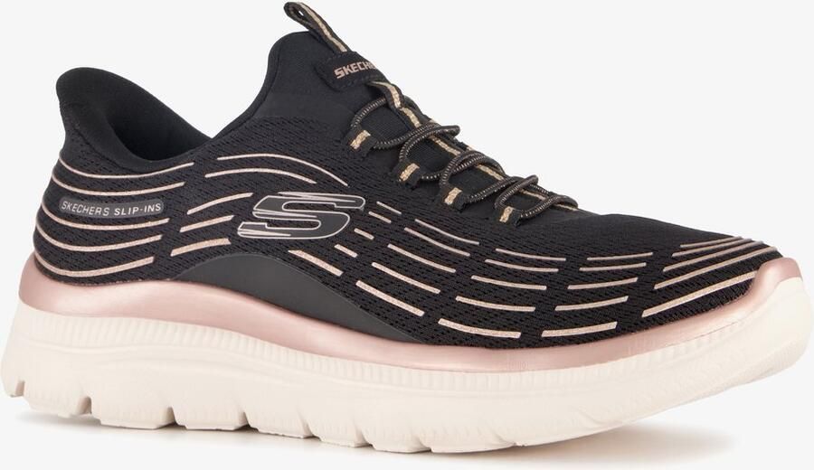 Skechers Slip-on sneakers SUMMITS PLUS-SOFT LUSTER Vrijetijdsschoen instapschoen in vegan uitvoering - Foto 2
