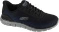 Skechers Lage Sneakers Track Revno Engineered Mesh Round Stretch Lace Slip Ins - Blauw