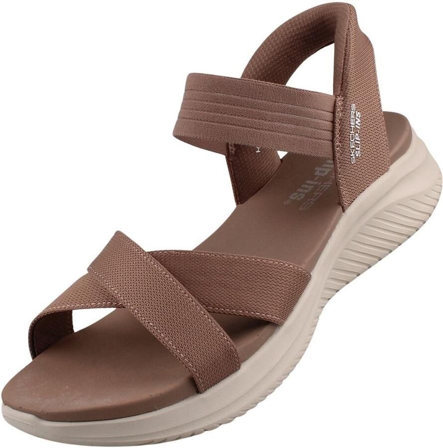Skechers Slip-Ins Ultra Flex 3.0 Nooit Beter Dames Sandalen Bruin