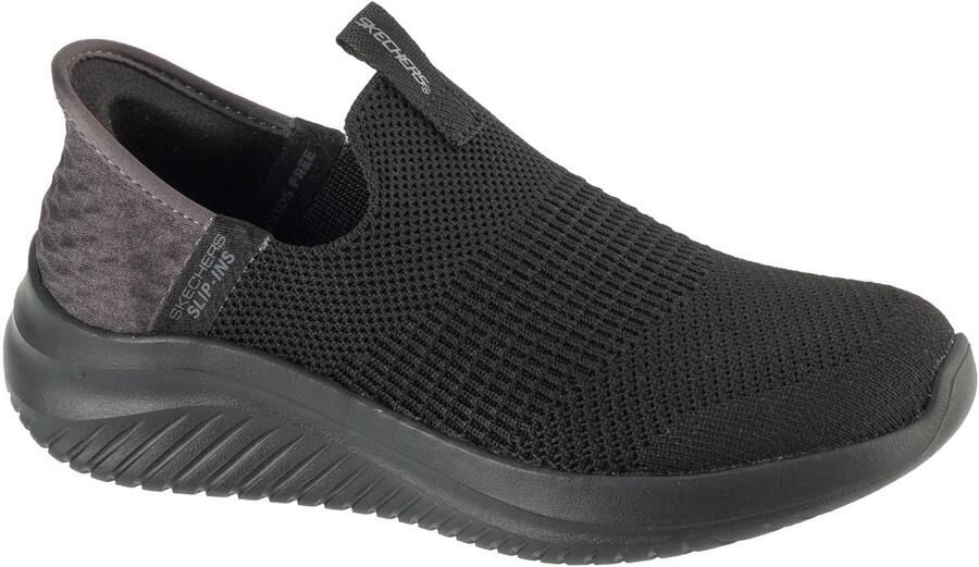 Skechers Slip-Ins Ultra Flex 3.0 Smooth Step voor een jongen Zwart Sneakers