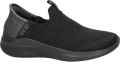 Skechers Slip-on sneakers ULTRA FLEX 3.0 SMOOTH STEP Instapschoen slipper vrijetijdsschoen in vegan uitvoering - Zwart