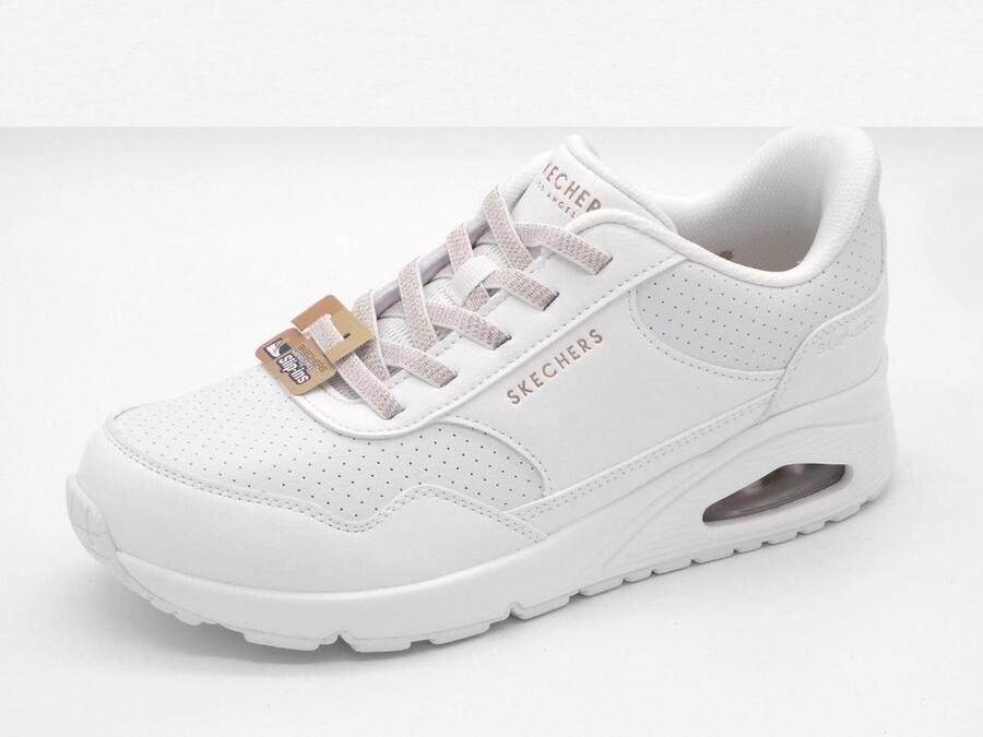 Skechers Instapper Hands-Free Slip-Ins Uno Banksia Luxe 177118 WHT White - Foto 2