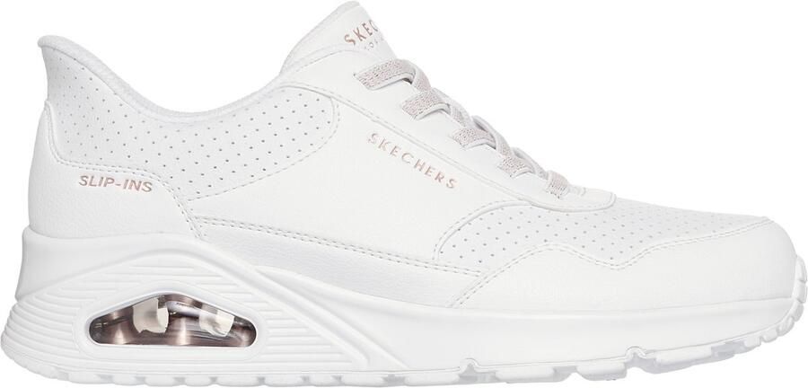 Skechers Instapper Hands-Free Slip-Ins Uno Banksia Luxe 177118 WHT White - Foto 2